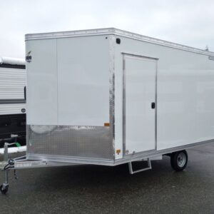 2024 Mission Trailers 101×12 Aluminum 2 Place Crossover 3.0 w/Side X Side Pkg, Rear Canopy