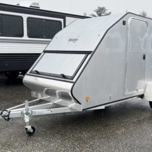 2024 Mission Trailers 60×12 Aluminum Single Place Crossover w/Galvanized Package, Rear Canopy